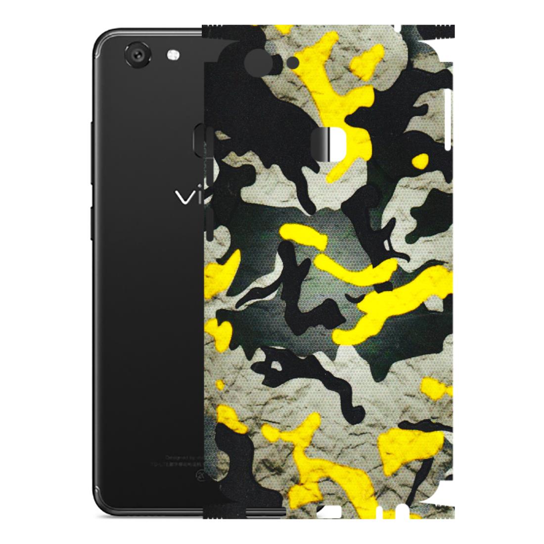 VIVO Y Series Phone Skins (All Models) - Yellow Camouflage - 3D Embossed Finish (L-61) Vivo Y79