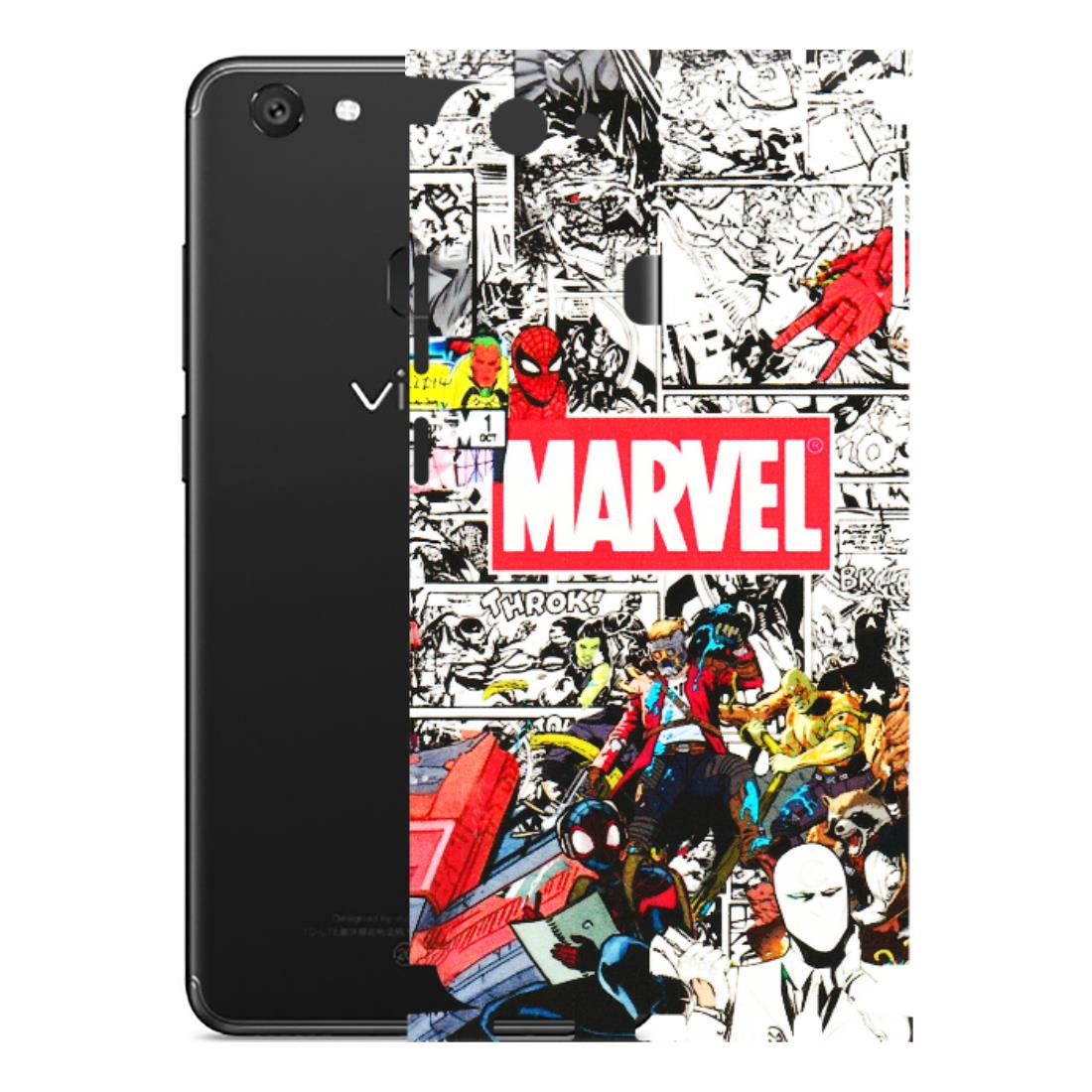 VIVO Y Series Phone Skins (All Models) - Marvel Colorful Comic - 3D Embossed Finish (L-64) Vivo Y79
