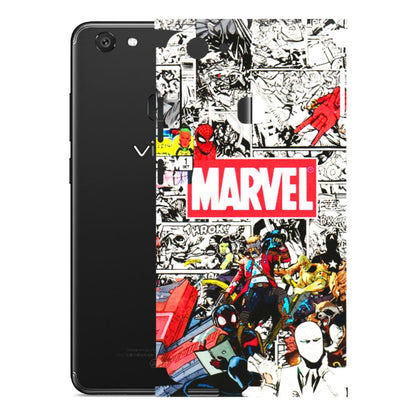 VIVO Y Series Phone Skins (All Models) - Marvel Colorful Comic - 3D Embossed Finish (L-64) Vivo Y79