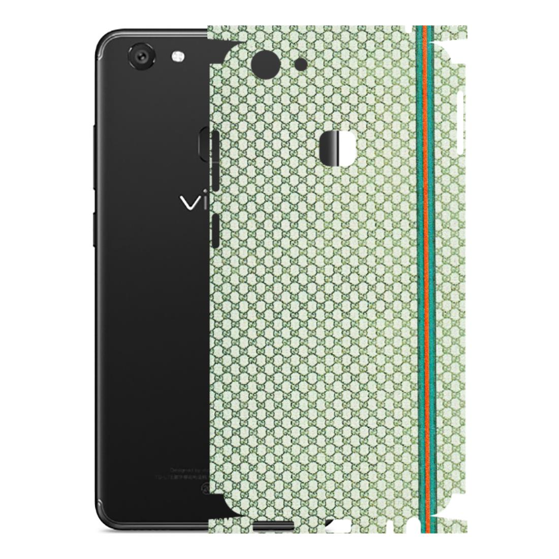 VIVO Y Series Phone Skins (All Models) - Gucci Fabric Pattern - 3D Embossed Finish (L-73) Vivo Y79
