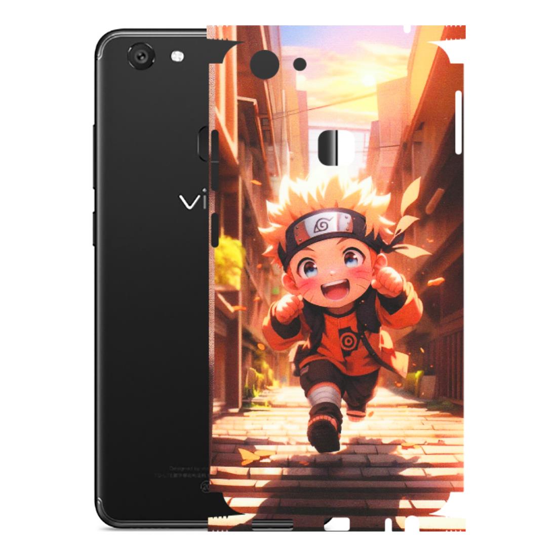 VIVO Y Series Phone Skins (All Models) - Naruto Cute Toon Running - Matte Finish (M-04) Vivo Y79