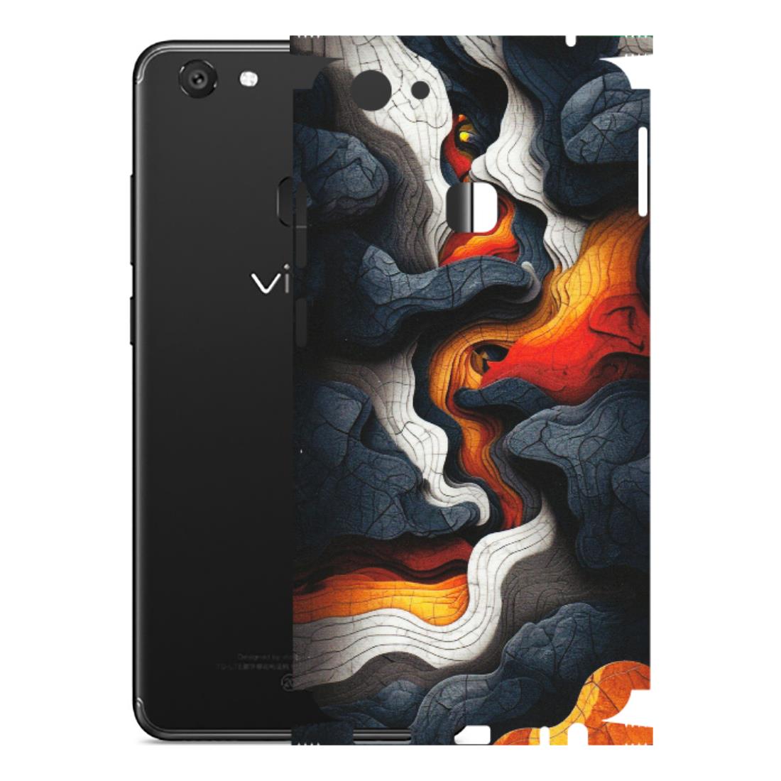 VIVO Y Series Phone Skins (All Models) - Abstract Volcanic Layers - Matte Finish (M-52) Vivo Y79