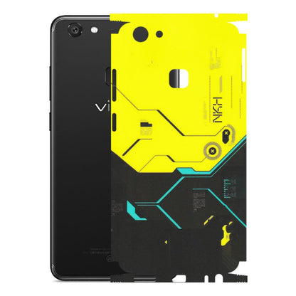 VIVO Y Series Phone Skins (All Models) - Black Yellow Technica - Matte Finish (M-53) Vivo Y79