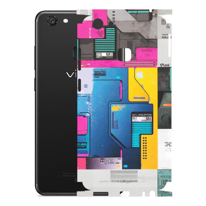 VIVO Y Series Phone Skins (All Models) - Colourfull Motherboard Internals - Matte Finish (M-55) Vivo Y79