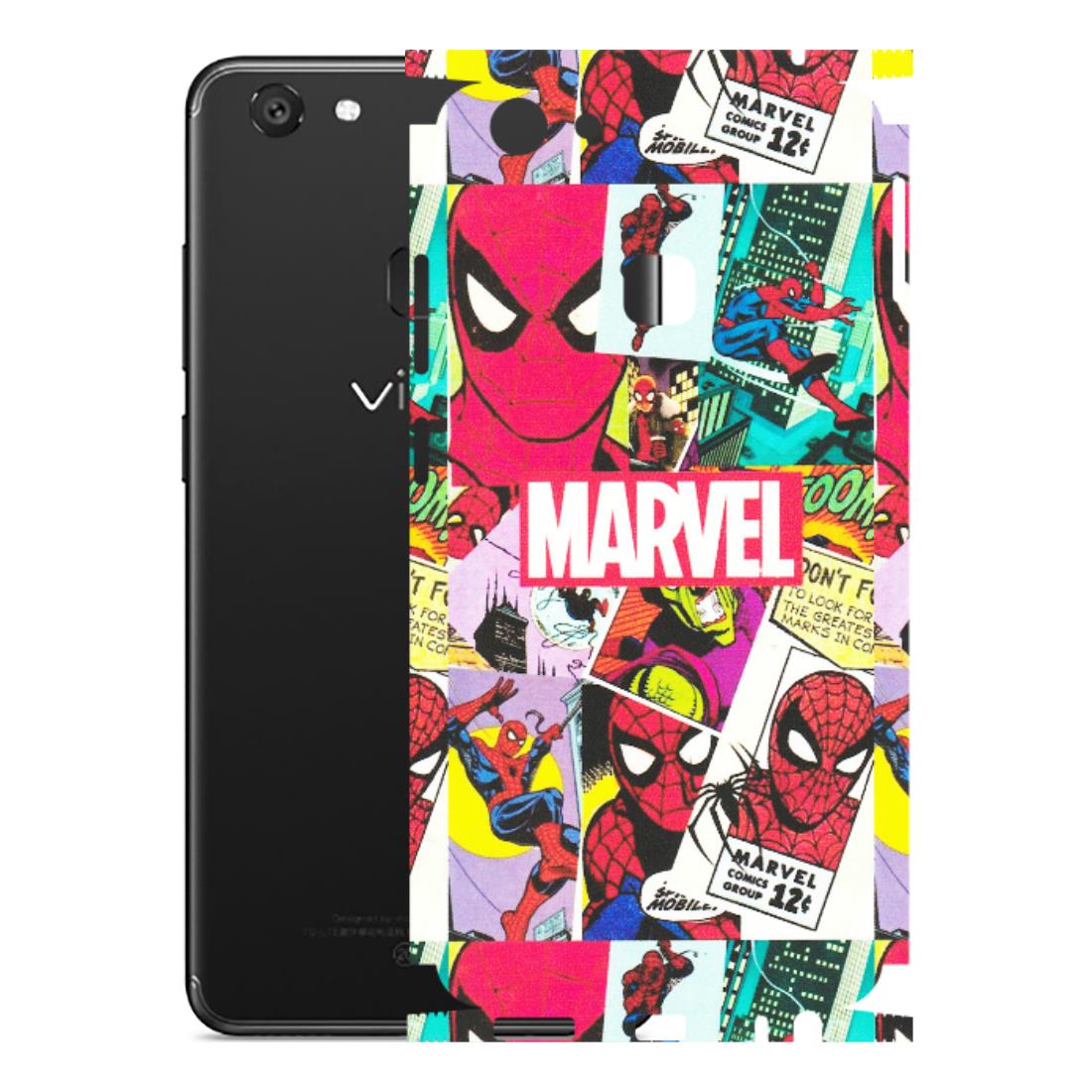 VIVO Y Series Phone Skins (All Models) - Marvel Comic Spiderman Grafitti - Matte Finish (M-72) Vivo Y79