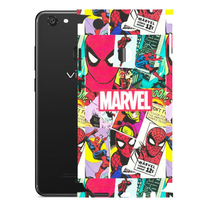 VIVO Y Series Phone Skins (All Models) - Marvel Comic Spiderman Grafitti - Matte Finish (M-72) Vivo Y79
