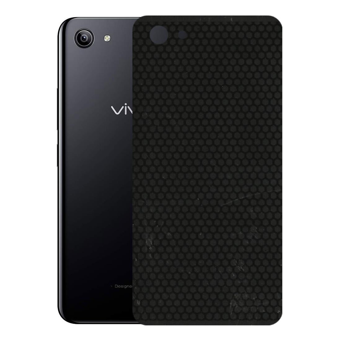 VIVO Y Series Phone Skins (All Models) - Black honeycomb - 3D Embossed Finish (L-114) Vivo Y81I