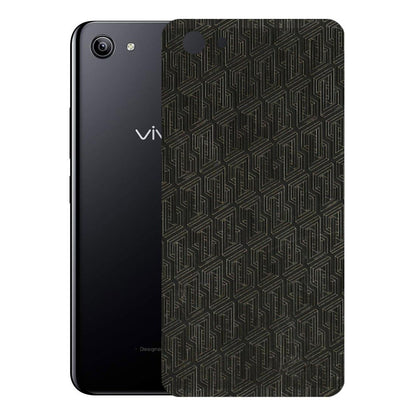 VIVO Y Series Phone Skins (All Models) - Black Abstract Pattern - 3D Embossed Finish (L-117) Vivo Y81I