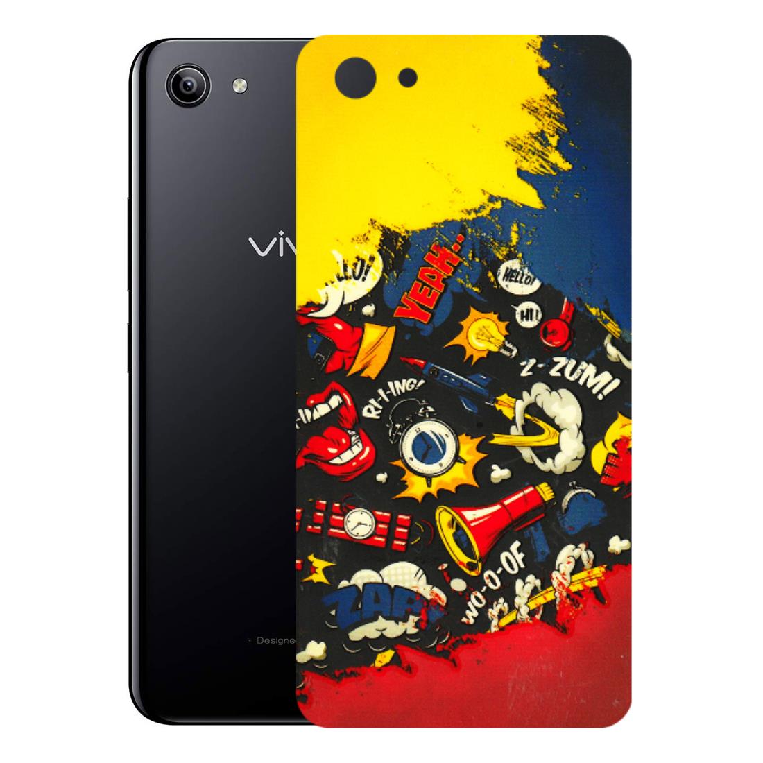 VIVO Y Series Phone Skins (All Models) - Pacific Doodle Art - 3D Embossed Finish (L-120) Vivo Y81I