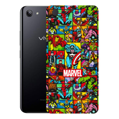 VIVO Y Series Phone Skins (All Models) - MARVELOUS Comic Characters - 3D Embossed Finish (L-129) Vivo Y81I