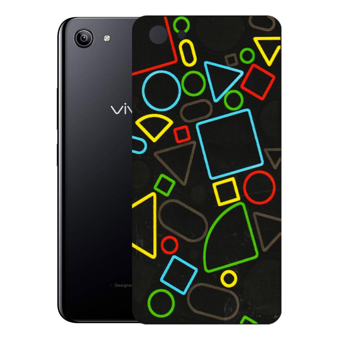 VIVO Y Series Phone Skins (All Models) - Black Shapes - 3D Embossed Finish (L-131) Vivo Y81I