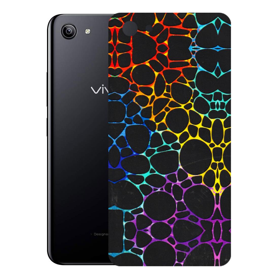 VIVO Y Series Phone Skins (All Models) - Abstract Art MultiColour - 3D Embossed Finish (L-133) Vivo Y81I