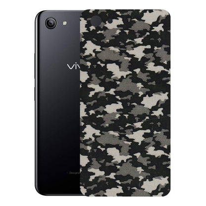 VIVO Y Series Phone Skins (All Models) - Black/Grey Camoflaunge - 3D Embossed Finish (L-142) Vivo Y81I