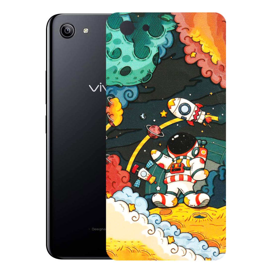 VIVO Y Series Phone Skins (All Models) - Astronauts & Spaceship - 3D Embossed Finish (L-145) Vivo Y81I