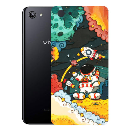 VIVO Y Series Phone Skins (All Models) - Astronauts & Spaceship - 3D Embossed Finish (L-145) Vivo Y81I