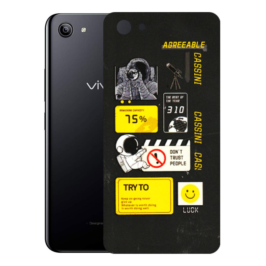 VIVO Y Series Phone Skins (All Models) - Black Cassini - 3D Embossed Finish (L-161) Vivo Y81I