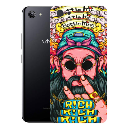 VIVO Y Series Phone Skins (All Models) - Battle King Dude Face - 3D Embossed Finish (L-178) Vivo Y81I