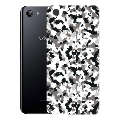 VIVO Y Series Phone Skins (All Models) - White Black Camouflage - 3D Embossed Finish (L-18) Vivo Y81I