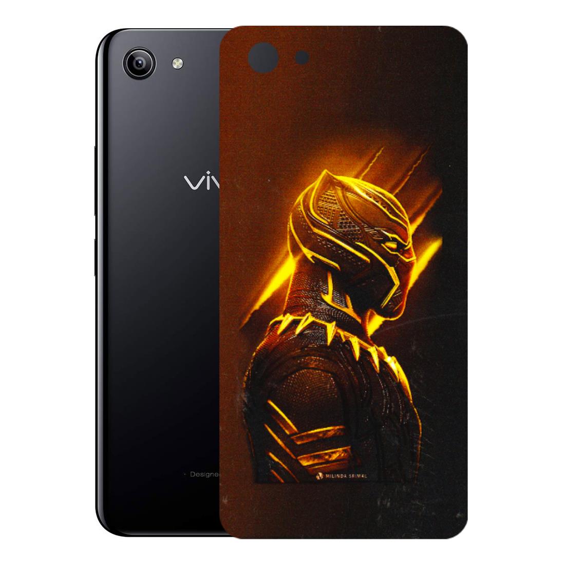 VIVO Y Series Phone Skins (All Models) - Gold Black Panther - 3D Embossed Finish (L-181) Vivo Y81I