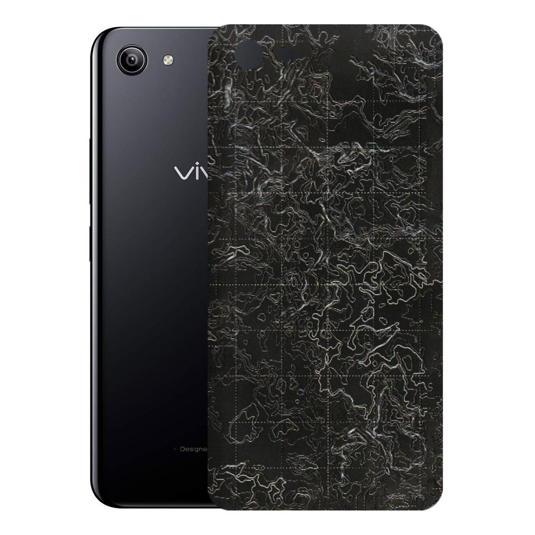 VIVO Y Series Phone Skins (All Models) - Black map Texture - 3D Embossed Finish (L-201) Vivo Y81I