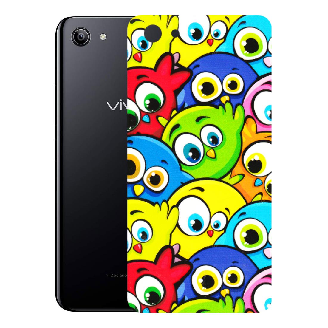 VIVO Y Series Phone Skins (All Models) - Cute Fluffy Birds - 3D Embossed Finish (L-213) Vivo Y81I