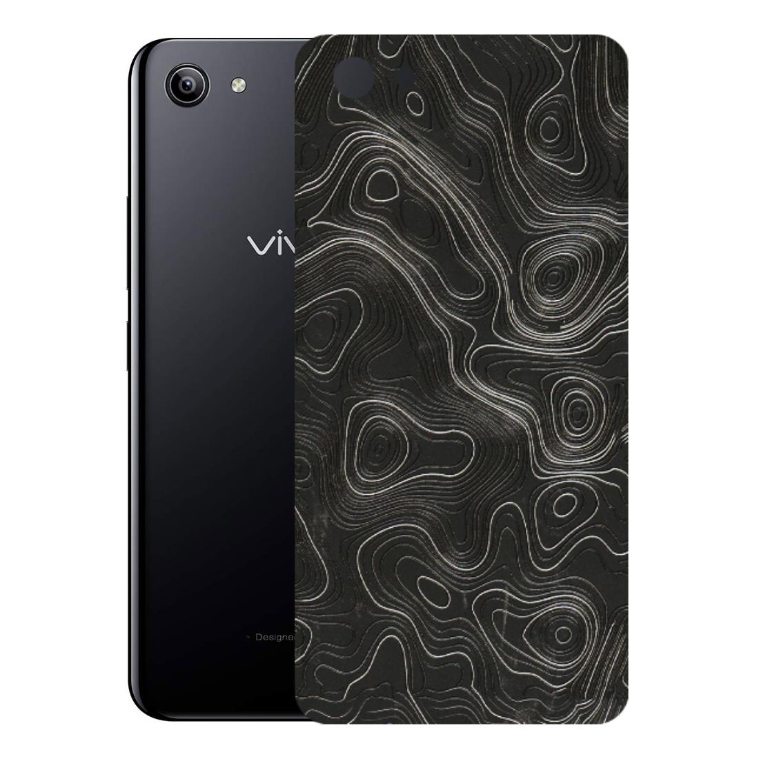 VIVO Y Series Phone Skins (All Models) - Abstract White Line Map - 3D Embossed Finish (L-269) Vivo Y81I