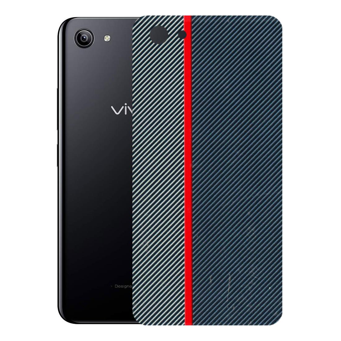 VIVO Y Series Phone Skins (All Models) - Blue Sober Lines - 3D Embossed Finish (L-305) Vivo Y81I