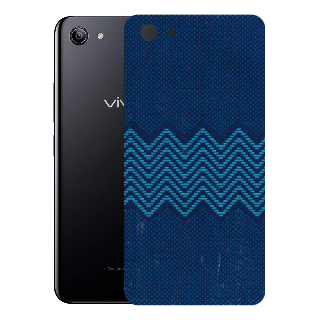VIVO Y Series Phone Skins (All Models) - Blue Sober Waves - 3D Embossed Finish (L-306) Vivo Y81I