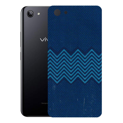 VIVO Y Series Phone Skins (All Models) - Blue Sober Waves - 3D Embossed Finish (L-306) Vivo Y81I