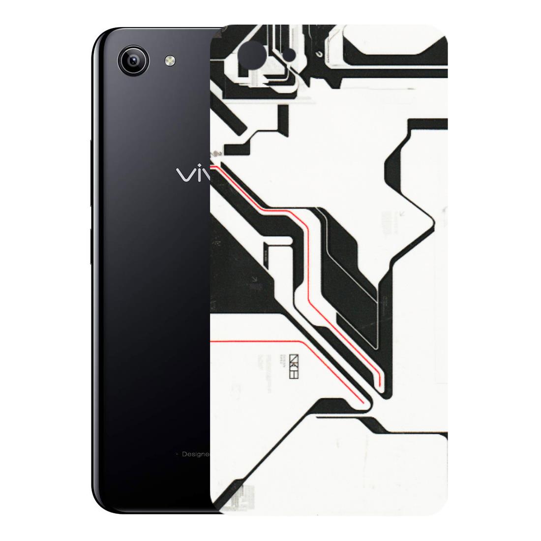 VIVO Y Series Phone Skins (All Models) - White Techy Logo - 3D Embossed Finish (L-312) Vivo Y81I