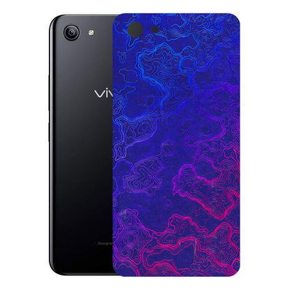 VIVO Y Series Phone Skins (All Models) - Purple Ripples Swirl - 3D Embossed Finish (L-314) Vivo Y81I