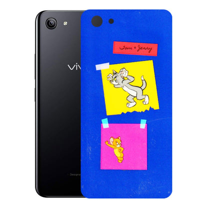 VIVO Y Series Phone Skins (All Models) - Tom N Jerry Sticky Notes - 3D Embossed Finish (L-88) Vivo Y81I