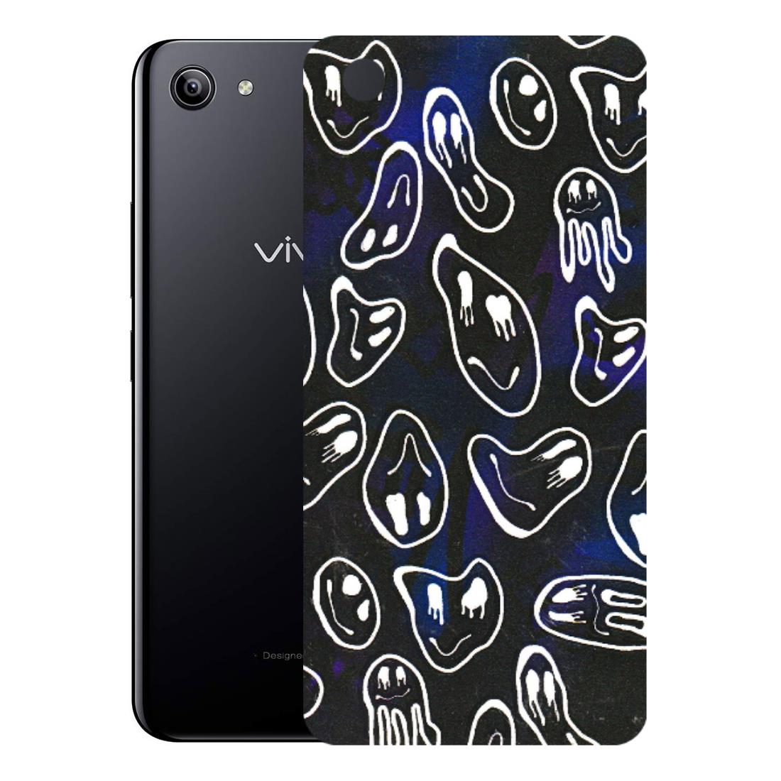 VIVO Y Series Phone Skins (All Models) - Distorted Smileys - 3D Embossed Finish (L-92) Vivo Y81I