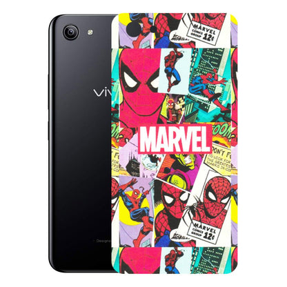 VIVO Y Series Phone Skins (All Models) - Marvel Comic Spiderman Grafitti - Matte Finish (M-72) Vivo Y81I