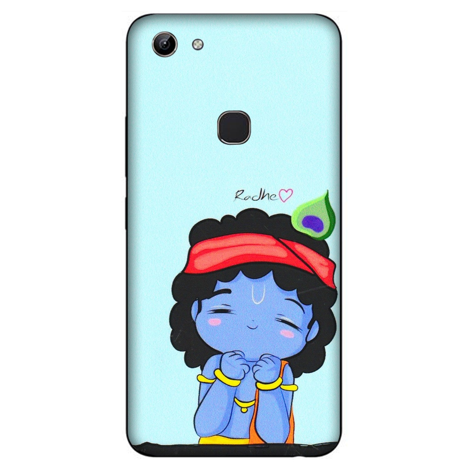 VIVO Y Series Phone Skins (All Models) - Radhe Radhe Cute Toon - 3D Embossed Finish (L-05) Vivo Y81