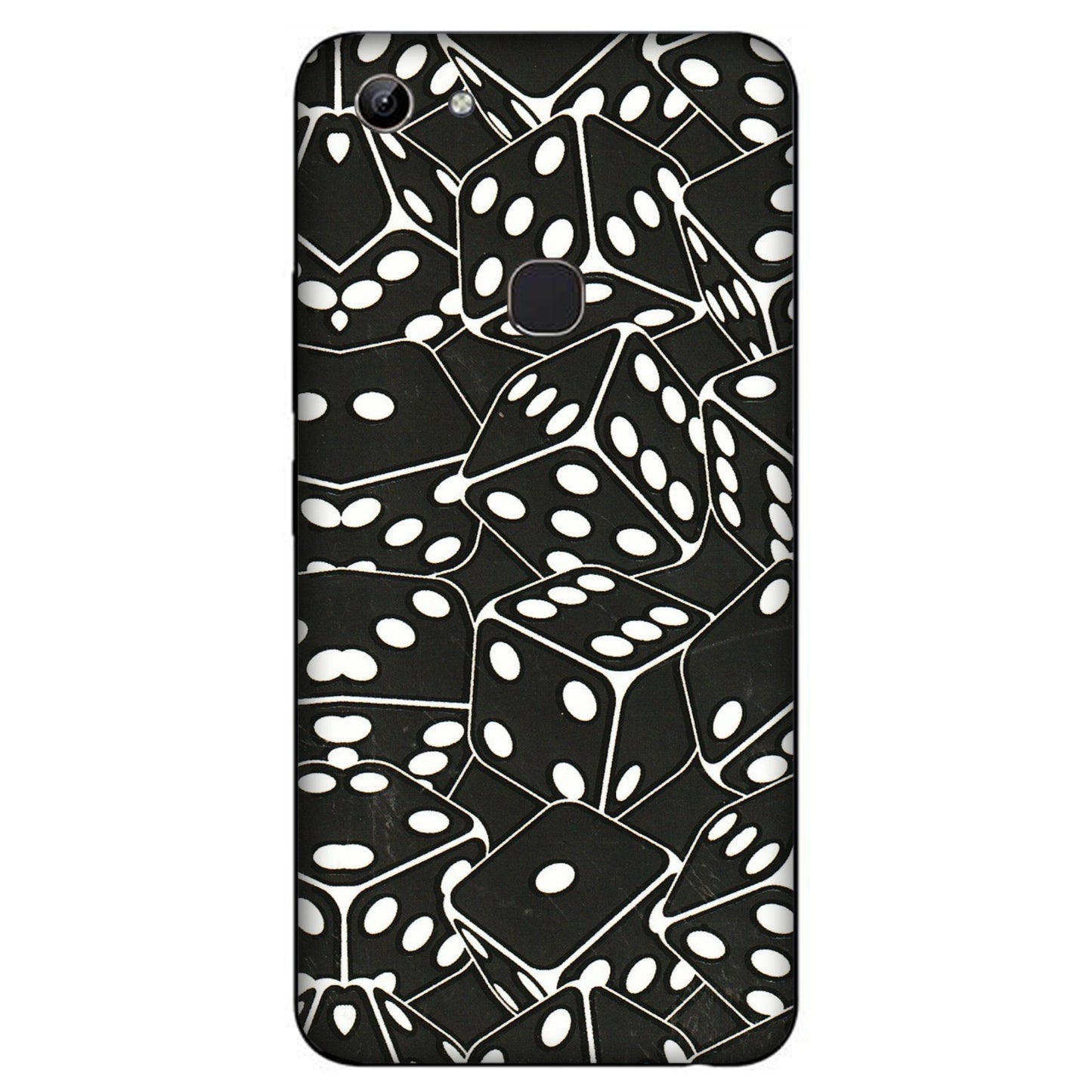 VIVO Y Series Phone Skins (All Models) - Big Black Dices - 3D Embossed Finish (L-106) Vivo Y81