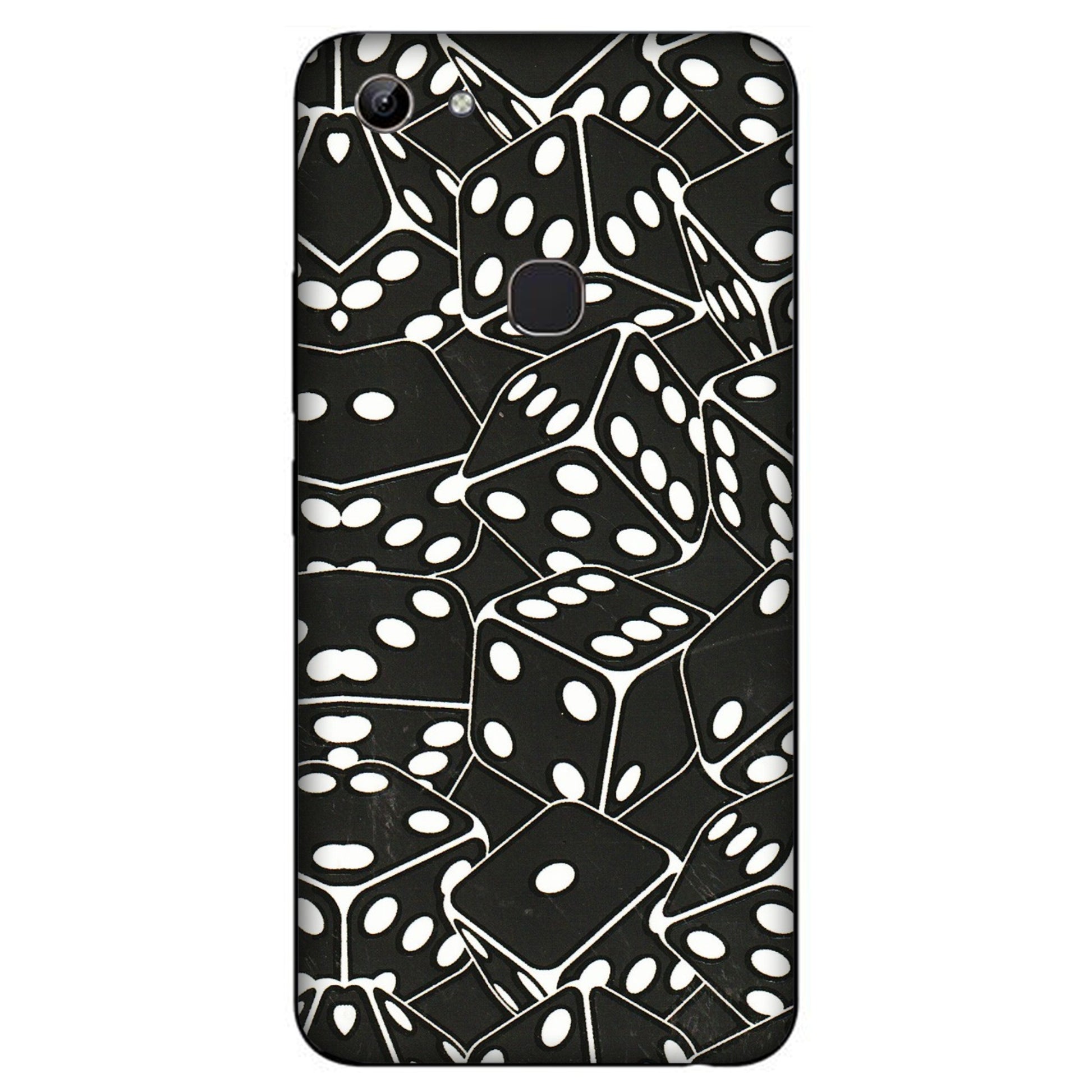 VIVO Y Series Phone Skins (All Models) - Big Black Dices - 3D Embossed Finish (L-106) Vivo Y81