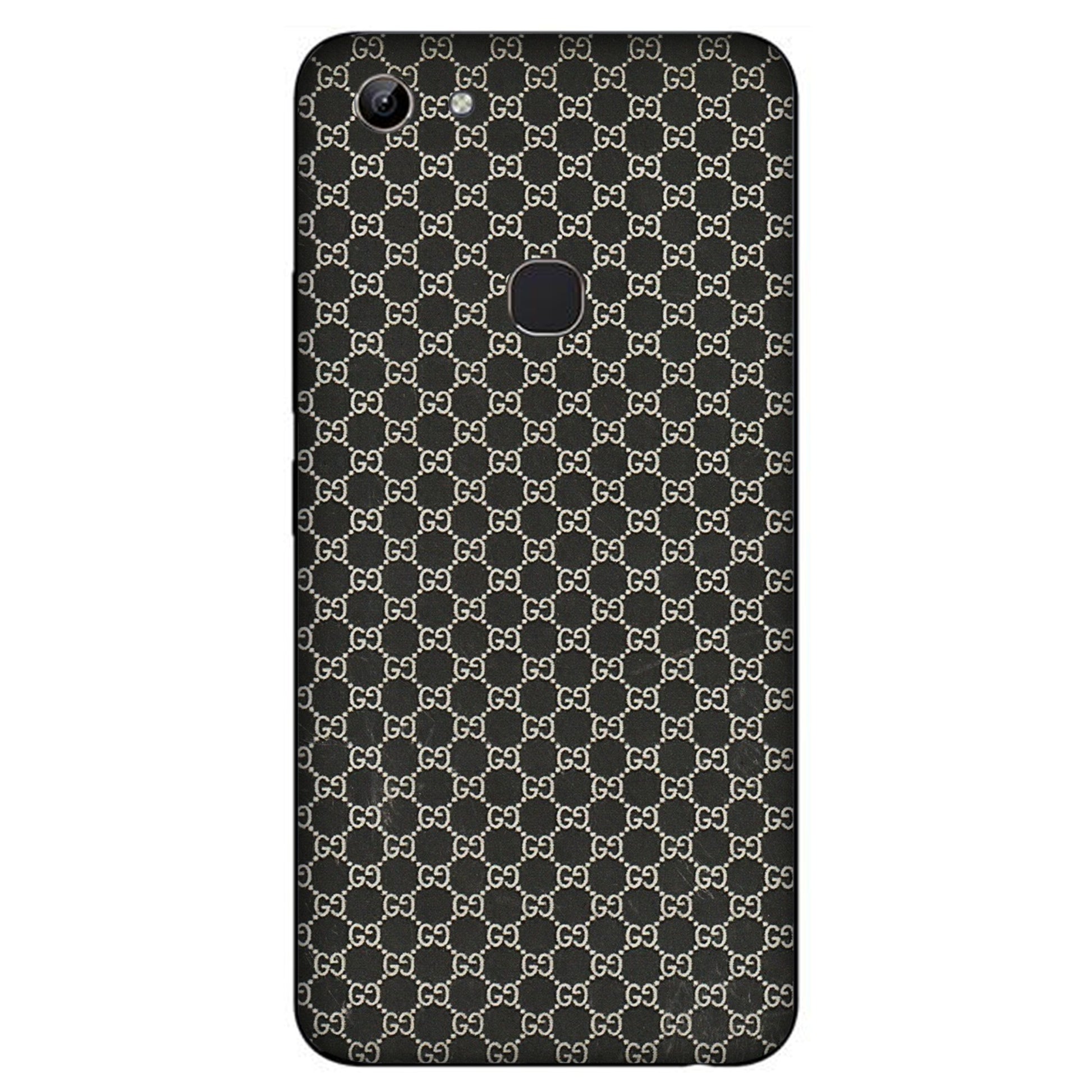 VIVO Y Series Phone Skins (All Models) - Black G Print - 3D Embossed Finish (L-109) Vivo Y81