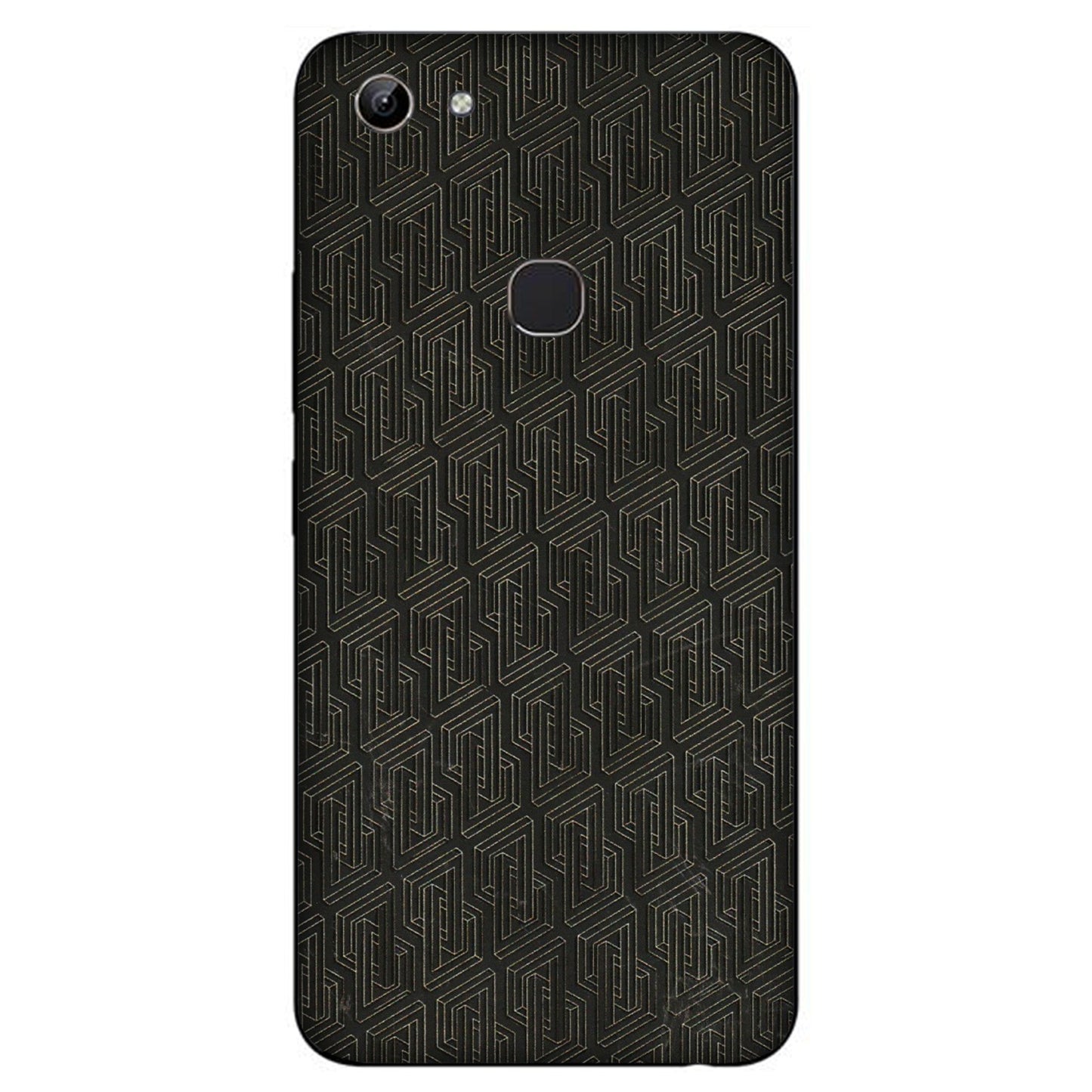 VIVO Y Series Phone Skins (All Models) - Black Abstract Pattern - 3D Embossed Finish (L-117) Vivo Y81