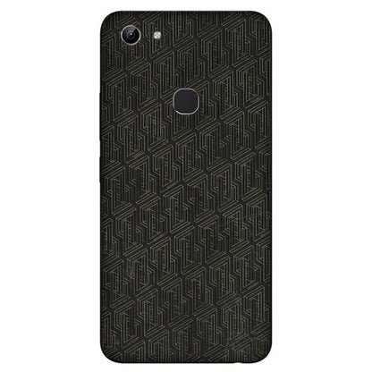 VIVO Y Series Phone Skins (All Models) - Black Abstract Pattern - 3D Embossed Finish (L-117) Vivo Y81