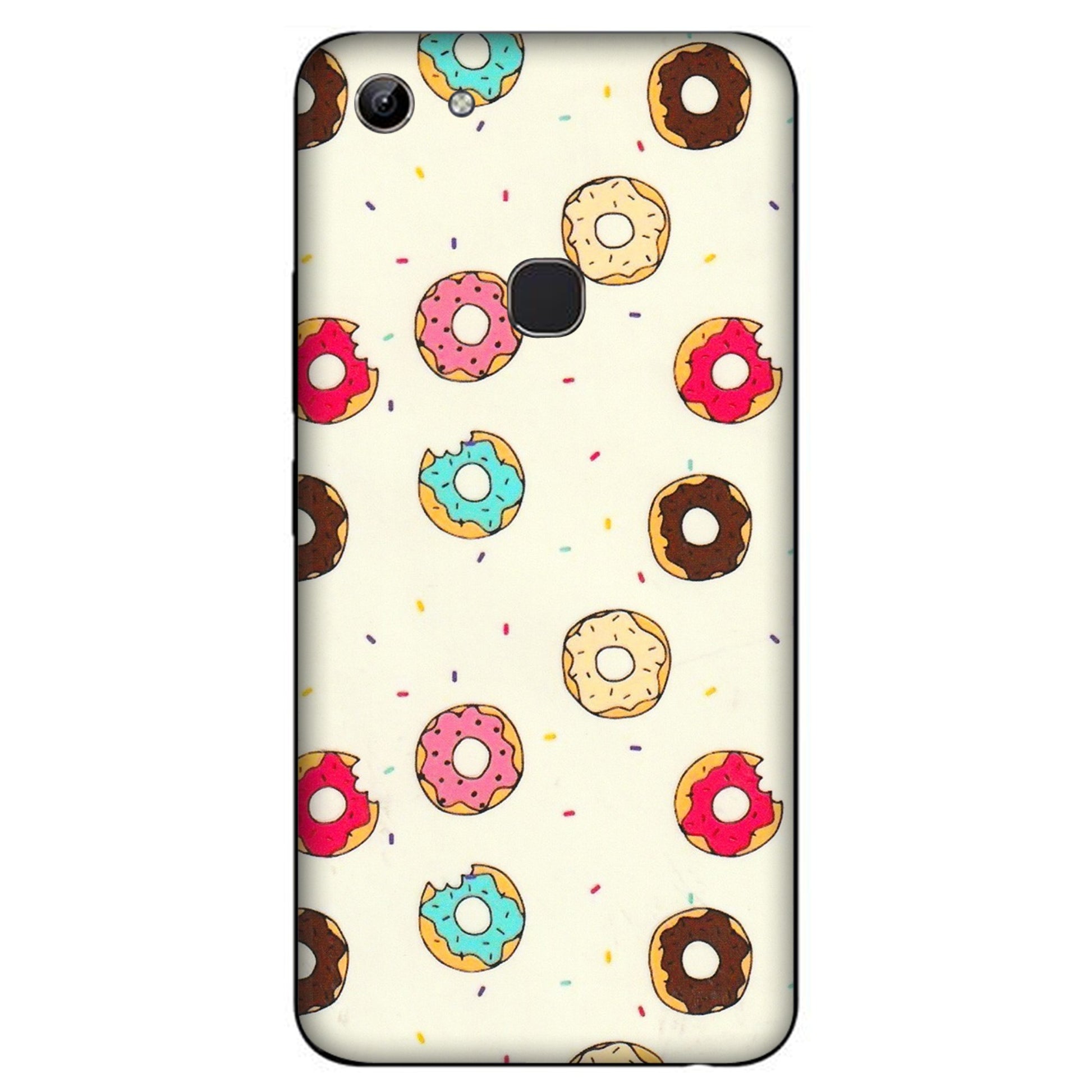 VIVO Y Series Phone Skins (All Models) - Mini Donuts Doodle Art - 3D Embossed Finish (L-122) Vivo Y81