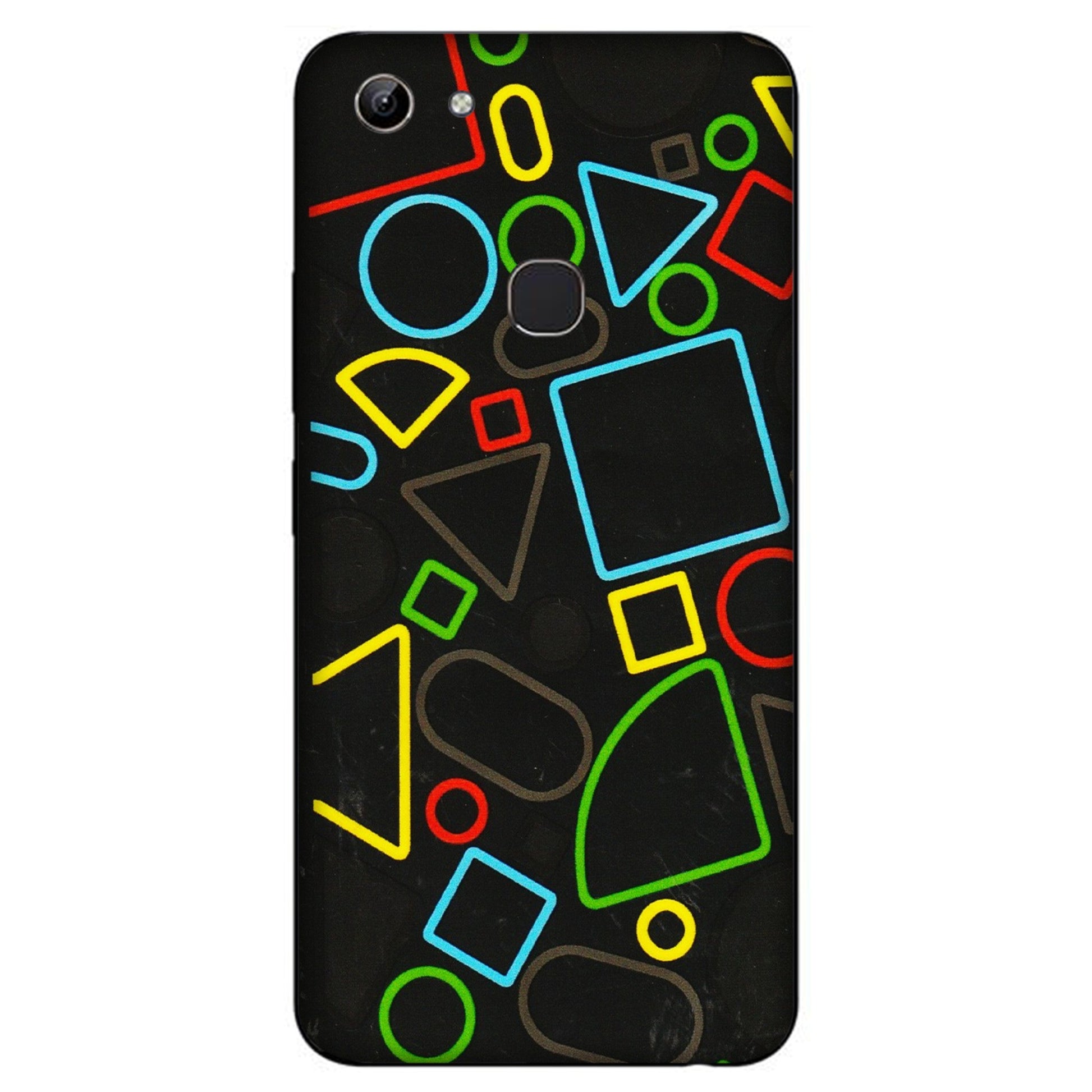 VIVO Y Series Phone Skins (All Models) - Black Shapes - 3D Embossed Finish (L-131) Vivo Y81
