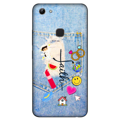 VIVO Y Series Phone Skins (All Models) - Denim Jeans Pocket - 3D Embossed Finish (L-134) Vivo Y81
