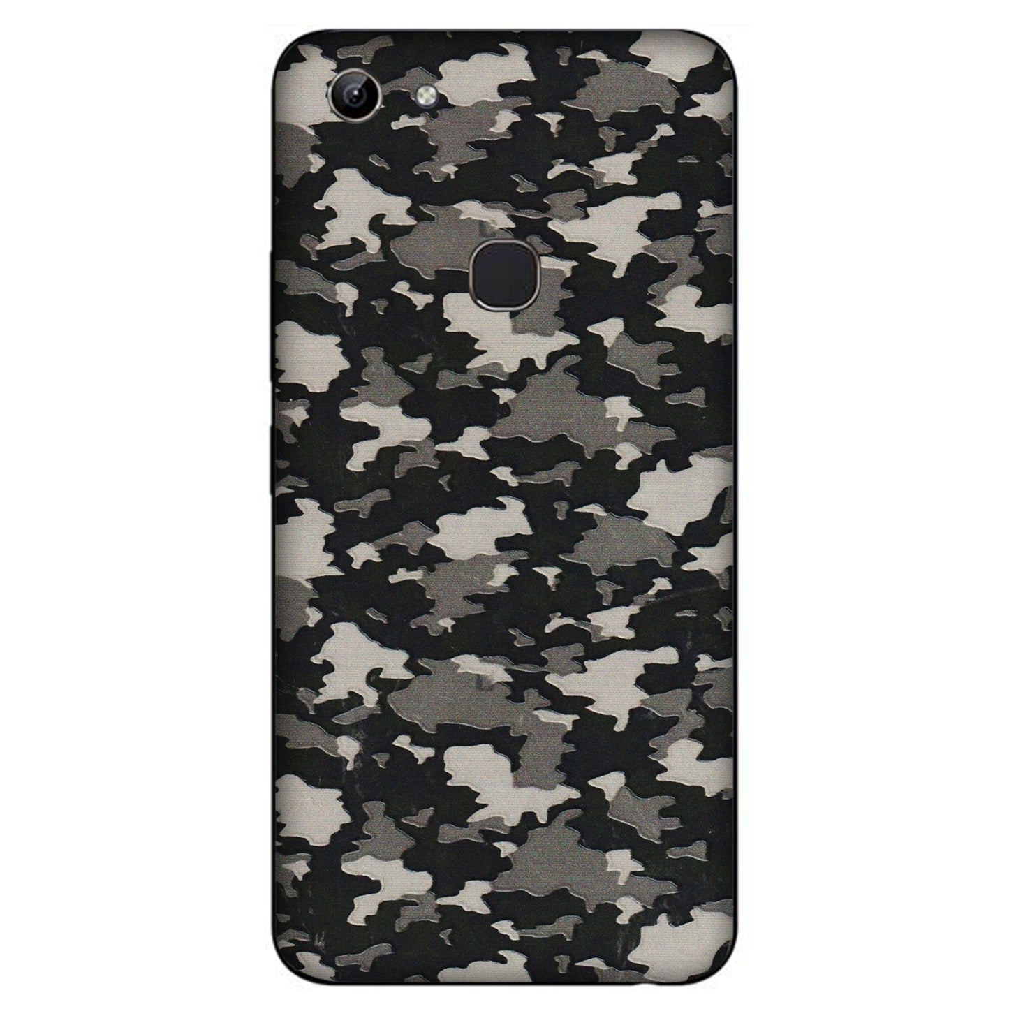 VIVO Y Series Phone Skins (All Models) - Black/Grey Camoflaunge - 3D Embossed Finish (L-142) Vivo Y81