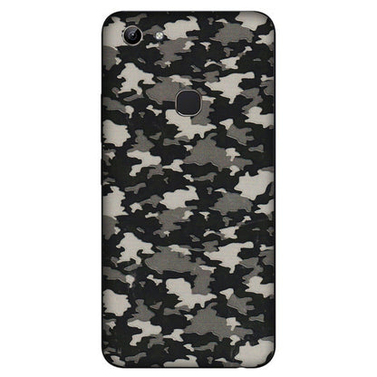 VIVO Y Series Phone Skins (All Models) - Black/Grey Camoflaunge - 3D Embossed Finish (L-142) Vivo Y81