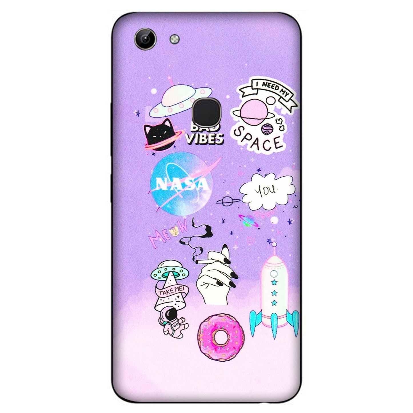 VIVO Y Series Phone Skins (All Models) - I Need My Nasa Skin - 3D Embossed Finish (L-149) Vivo Y81