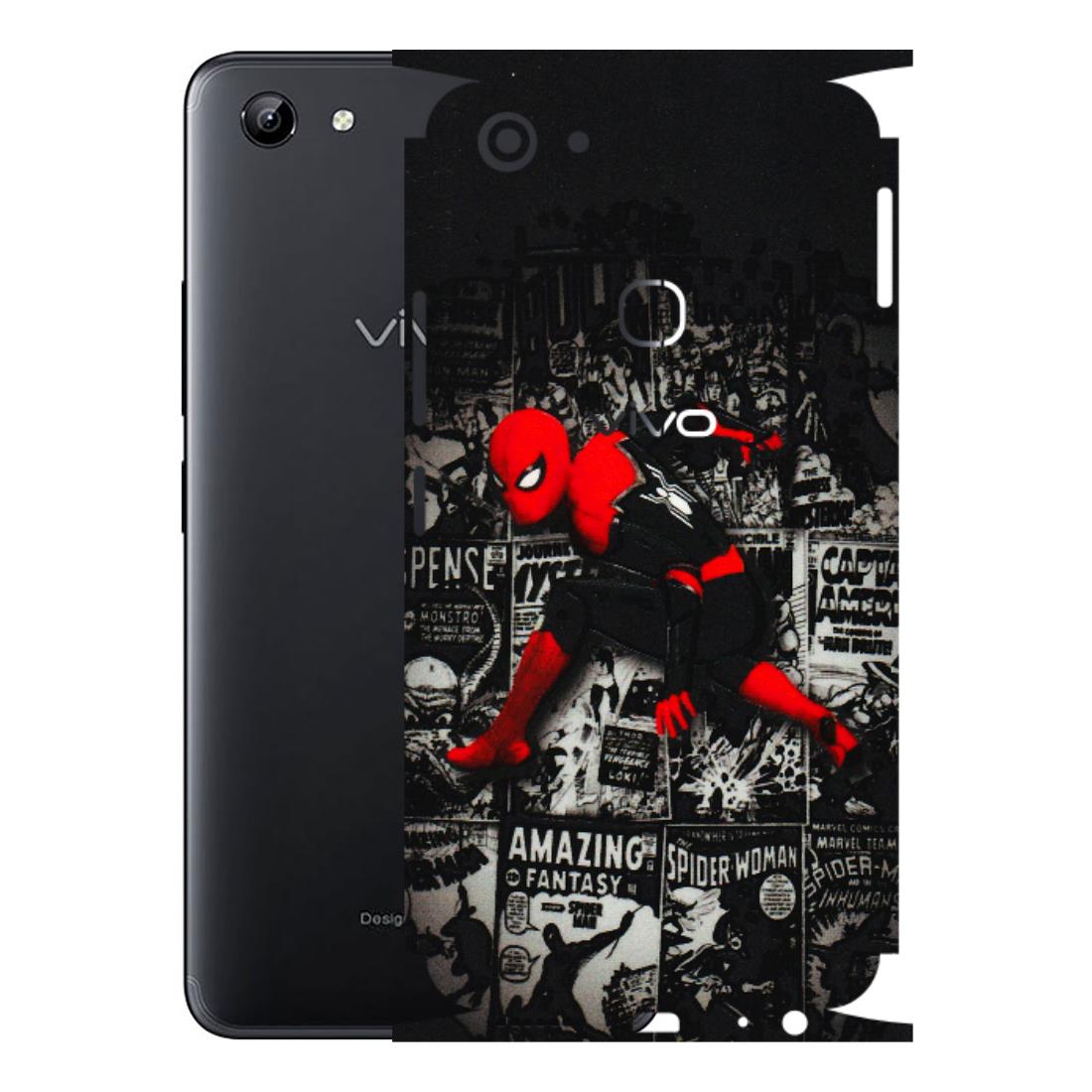 VIVO Y Series Phone Skins (All Models) - SpiderMan New - 3D Embossed Finish (L-162) Vivo Y81