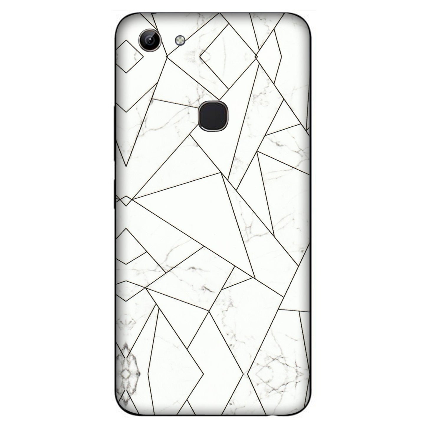 VIVO Y Series Phone Skins (All Models) - Luxury White Marble Effect - 3D Embossed Finish (L-168) Vivo Y81