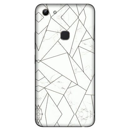 VIVO Y Series Phone Skins (All Models) - Luxury White Marble Effect - 3D Embossed Finish (L-168) Vivo Y81