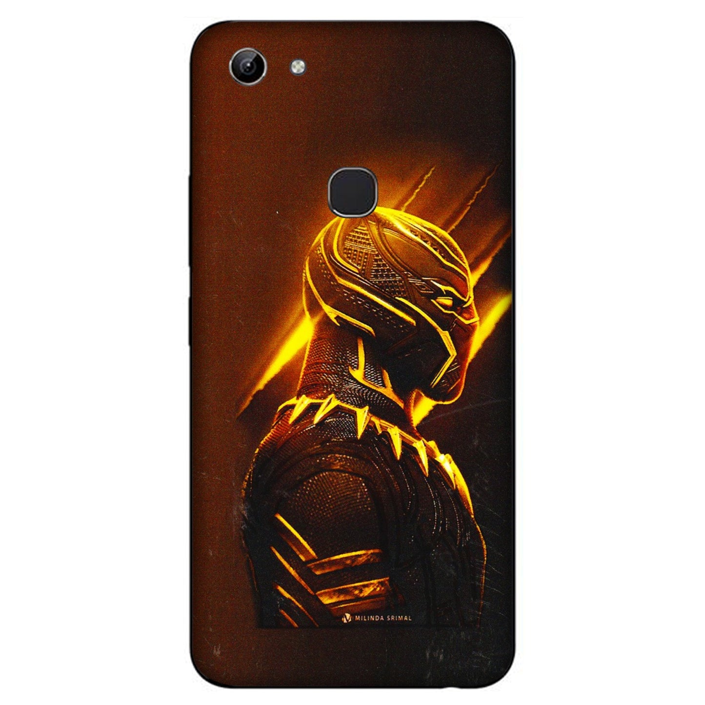 VIVO Y Series Phone Skins (All Models) - Gold Black Panther - 3D Embossed Finish (L-181) Vivo Y81